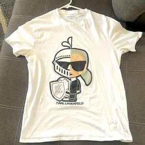 Karl Lagerfeld White Tee
